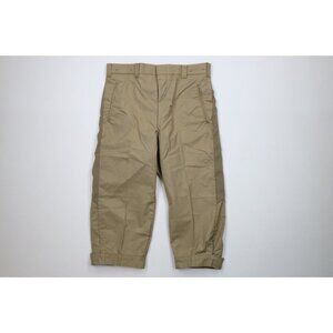 Deadstock Vintage 70s Woolrich Mens 34 Hunting Knickers Capris Pants Tan USA
